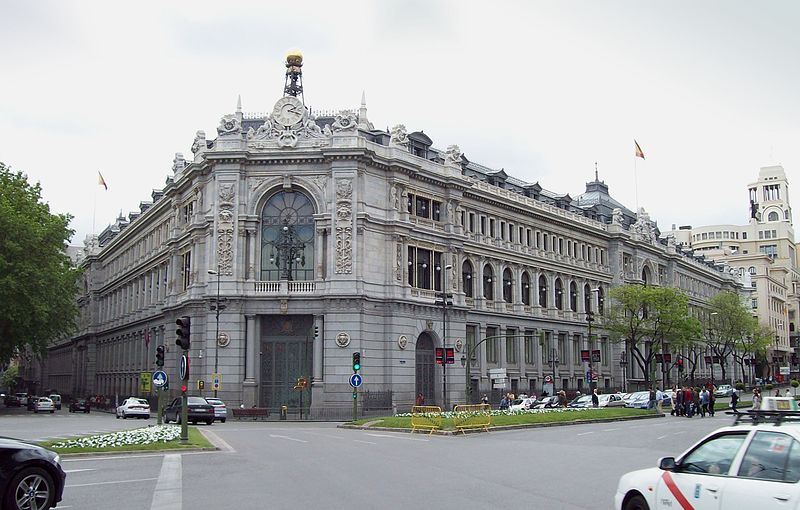 Fachada Banco de España en Madrid